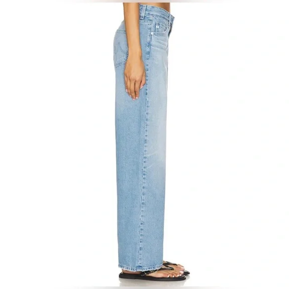 Anthropologie‎ x A. goldsmith Adria Wide Leg Wide Leg Women's Blue Jeans Sz 32